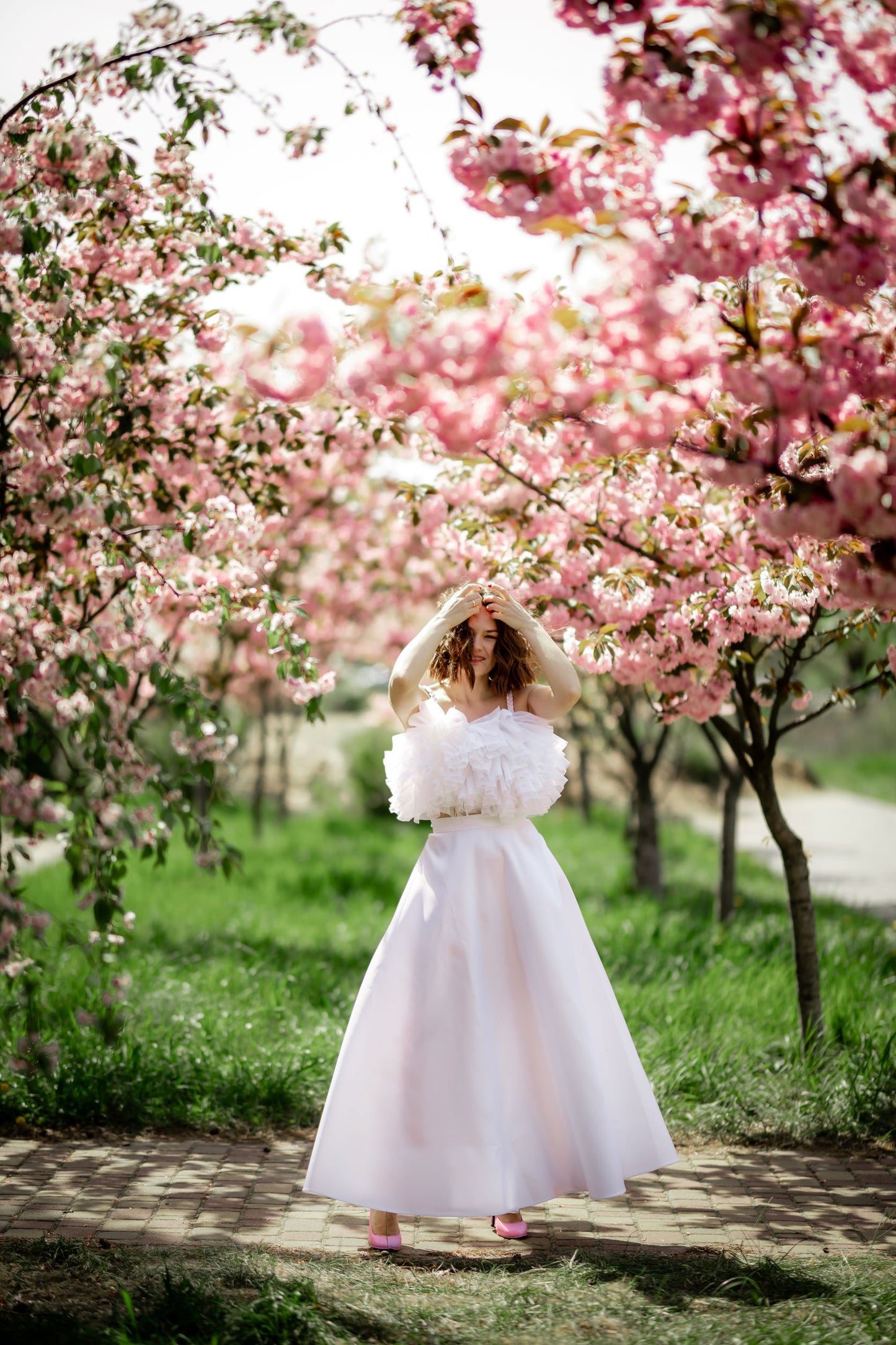 Весільний шик / топ та спідниця