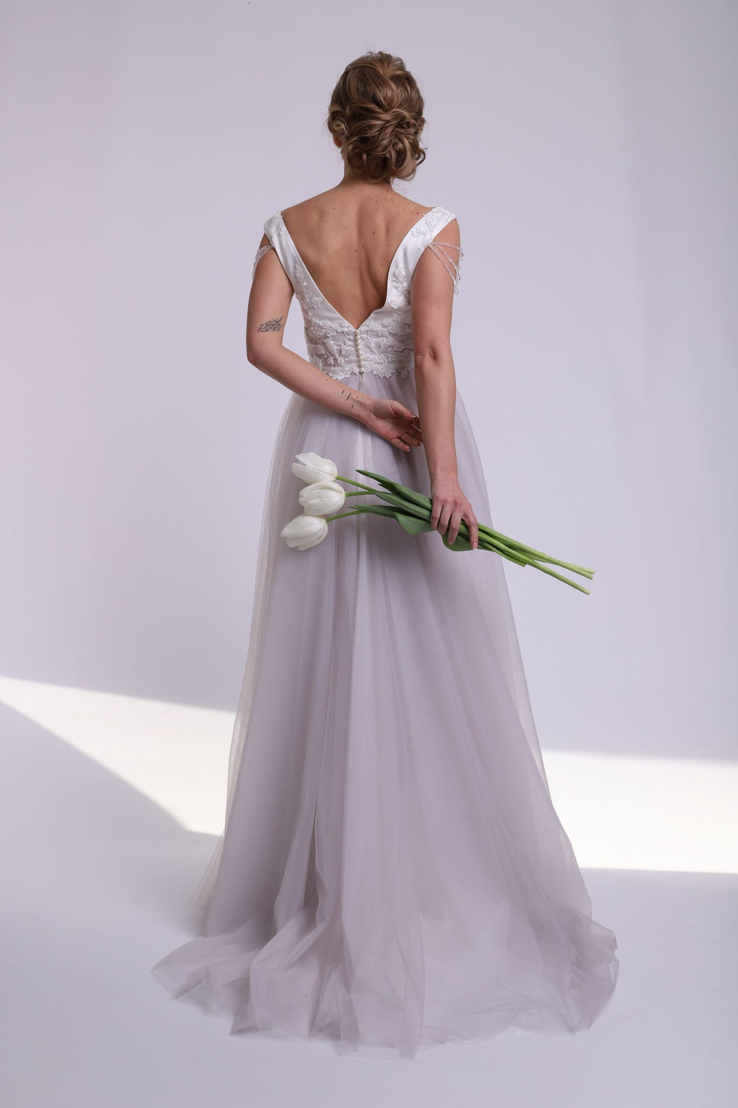 Молочний туман / сукня блискуча