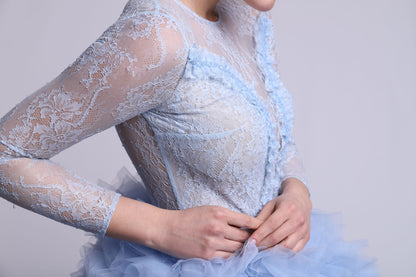 Блакитна гортензія / сукня