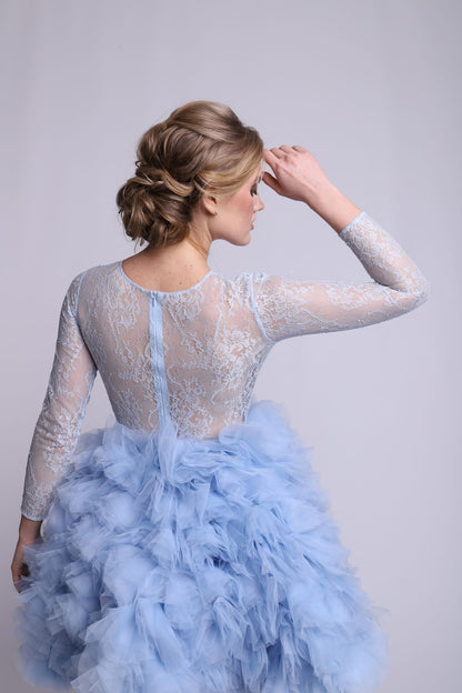 Блакитна гортензія / сукня